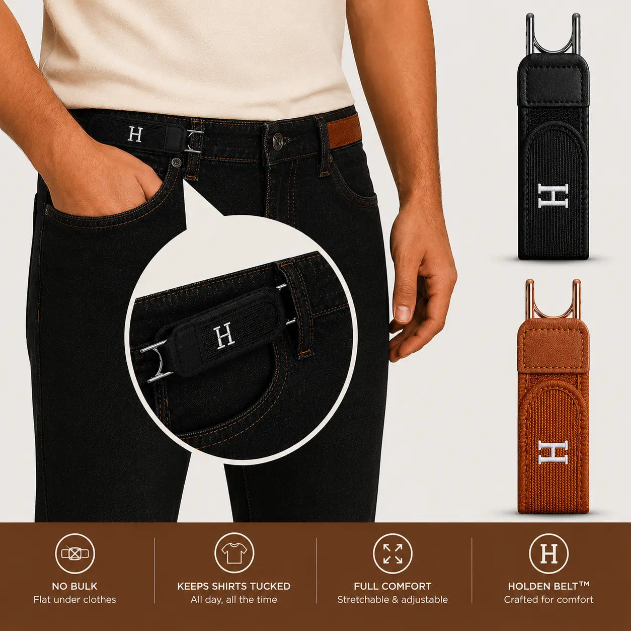 Holden Belt™ Crafted for comfort